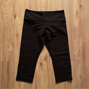 lululemon Black Cropped leggings